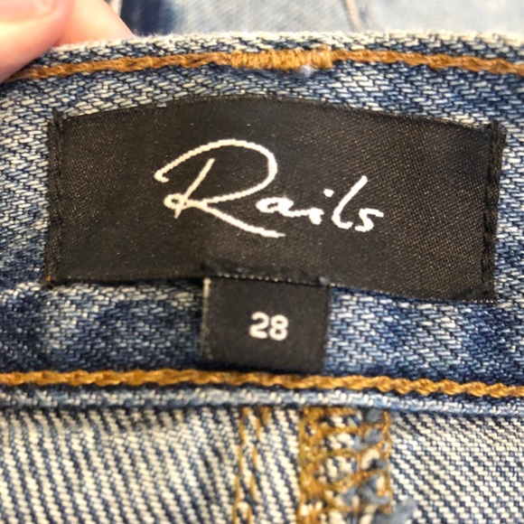 Rails Wynonna Cut Off Denim Skirt Size 28 - Picture 6 of 7